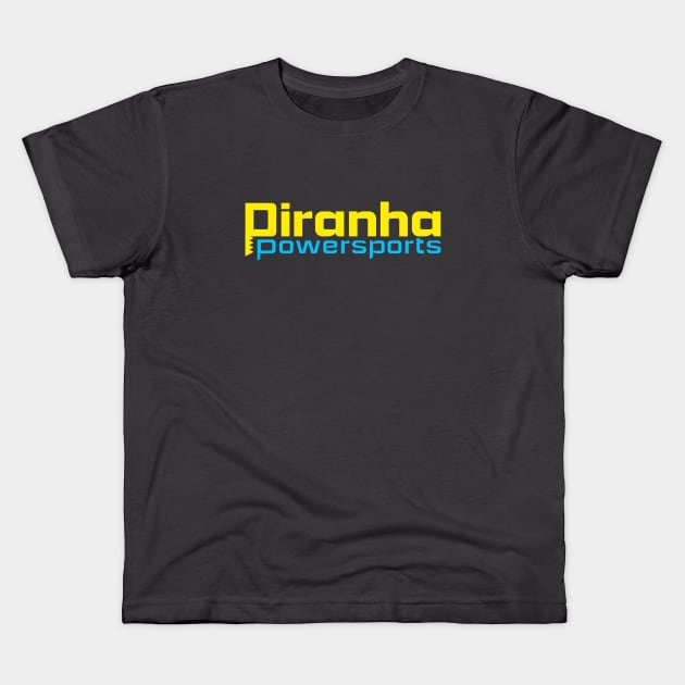 Piranha Powersports Kids T-Shirt by Strong Forest